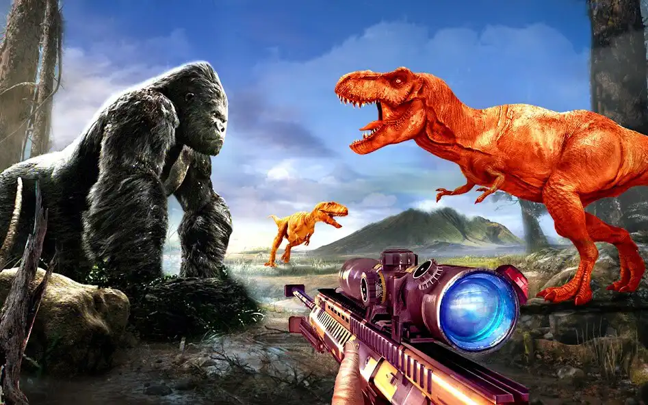 Play Wild Dinosaur Hunting Games: Animal Hunting Games  and enjoy Wild Dinosaur Hunting Games: Animal Hunting Games with UptoPlay