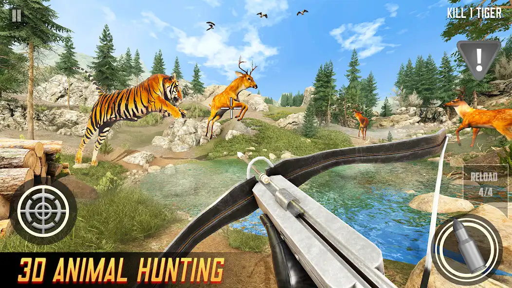 Play Wild Hunting Games: FPS Sniper as an online game Wild Hunting Games: FPS Sniper with UptoPlay