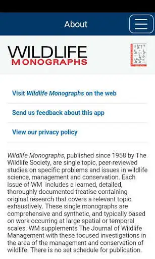 Play Wildlife Monographs Journal