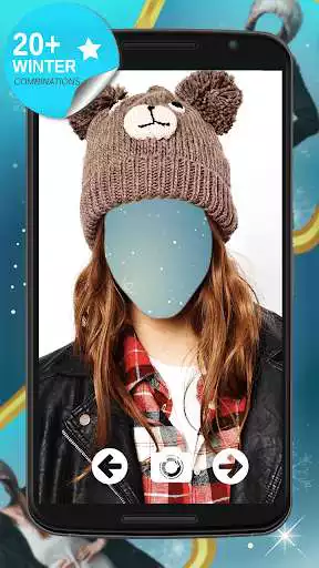 Play Winter Dress Photo Montage as an online game Winter Dress Photo Montage with UptoPlay