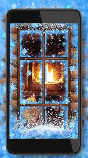 Play Winter Fireplace as an online game Winter Fireplace with UptoPlay