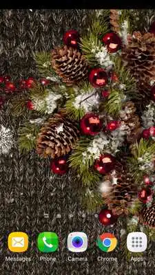 Play Winter Holidays live wallpaper