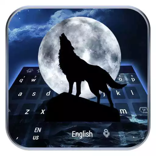 Free play online Wolf legend blue moon animal keyboard  APK