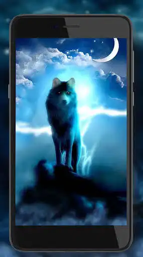 Play Wolf Night Howl Live Wallpaper as an online game Wolf Night Howl Live Wallpaper with UptoPlay