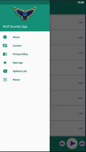 Play Wolf Sounds App as an online game Wolf Sounds App with UptoPlay