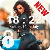 Free play online Woman Biker Motorcycle Lock APK