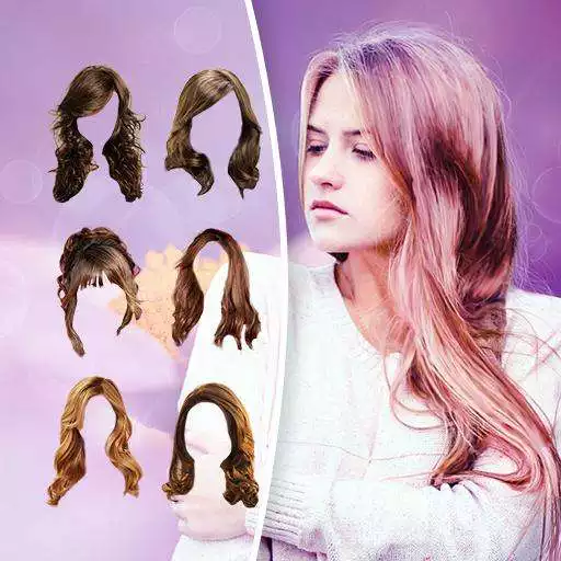 Free play online Women Hair Style Photo Editor  APK