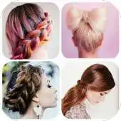 Free play online Women Hairstyles Tutorials APK