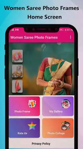 Play Women Saree Photo Frames as an online game Women Saree Photo Frames with UptoPlay