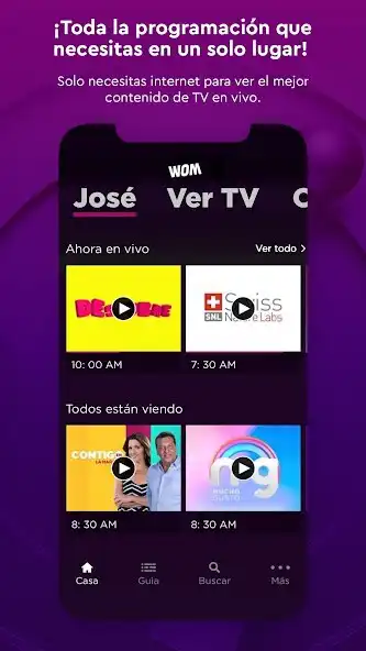 Play WOM TV as an online game WOM TV with UptoPlay