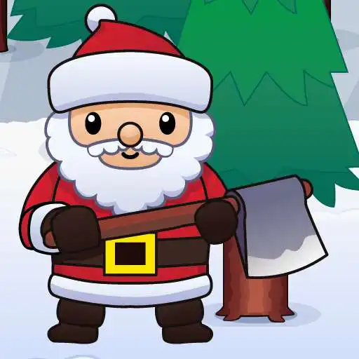 Play Wood Cutter Santa Idle APK