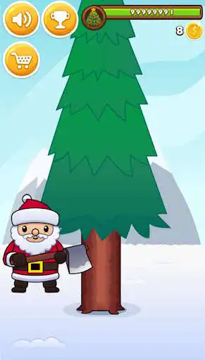 Play Wood Cutter Santa Idle  and enjoy Wood Cutter Santa Idle with UptoPlay