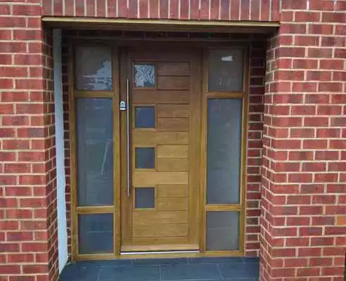 Play Wooden Front Door Design