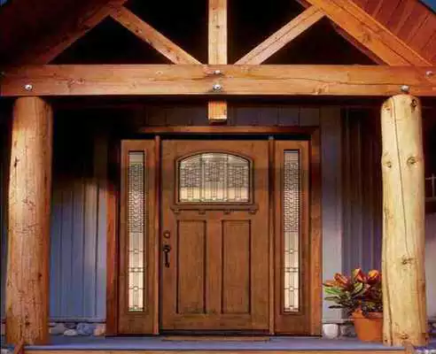 Play Wooden Front Door Design