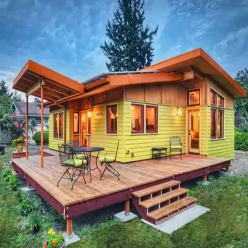 Play Wooden house design APK