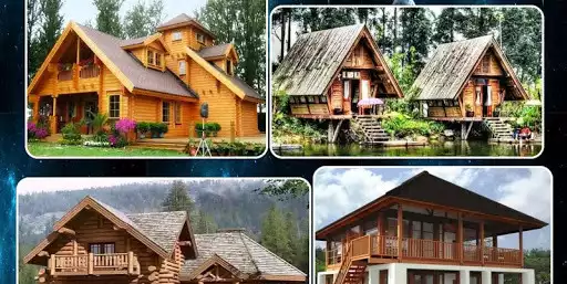 Play Wooden house design as an online game Wooden house design with UptoPlay