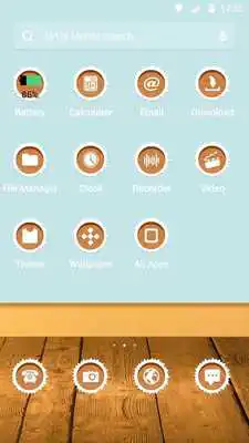 Play Wood Grain-APUS Launcher theme