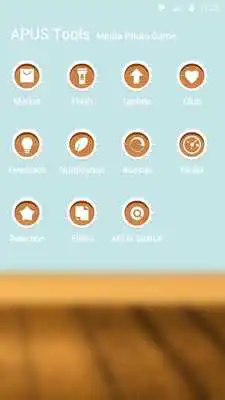 Play Wood Grain-APUS Launcher theme