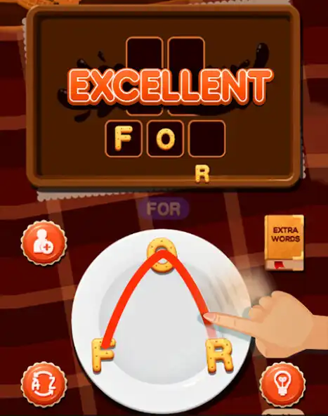 Play Word Cooking as an online game Word Cooking with UptoPlay