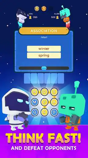 Play Word Cosmos - Learn English as an online game Word Cosmos - Learn English with UptoPlay