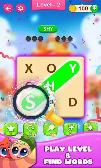 Play Word Find – Candy Word Guess as an online game Word Find – Candy Word Guess with UptoPlay