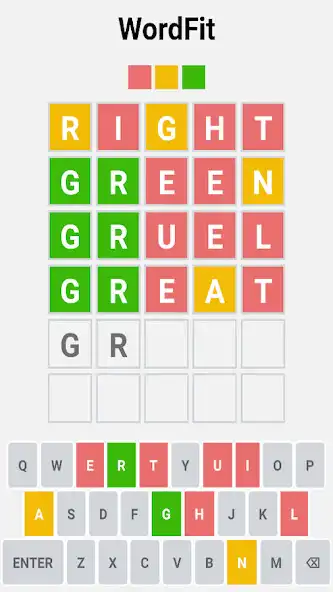 Play WordFit as an online game WordFit with UptoPlay