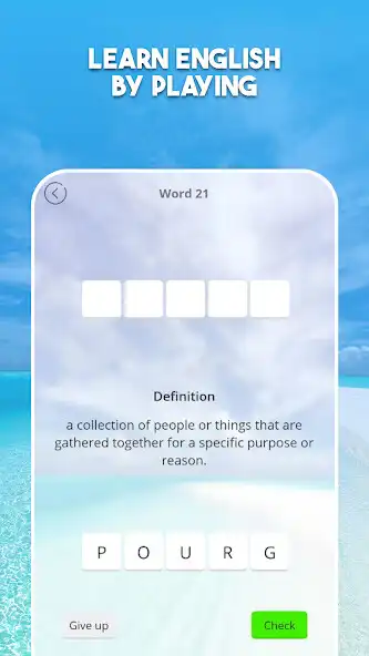 Play Word Game - English Vocabulary  and enjoy Word Game - English Vocabulary with UptoPlay