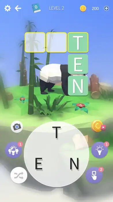 Play Word Land 3D as an online game Word Land 3D with UptoPlay