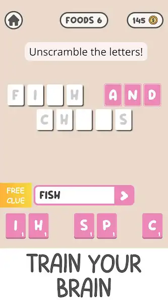 Play Word Scramble: Fun Puzzle Game as an online game Word Scramble: Fun Puzzle Game with UptoPlay