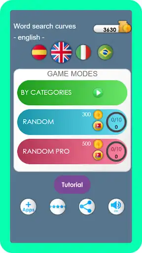 Play Word search curves  and enjoy Word search curves with UptoPlay