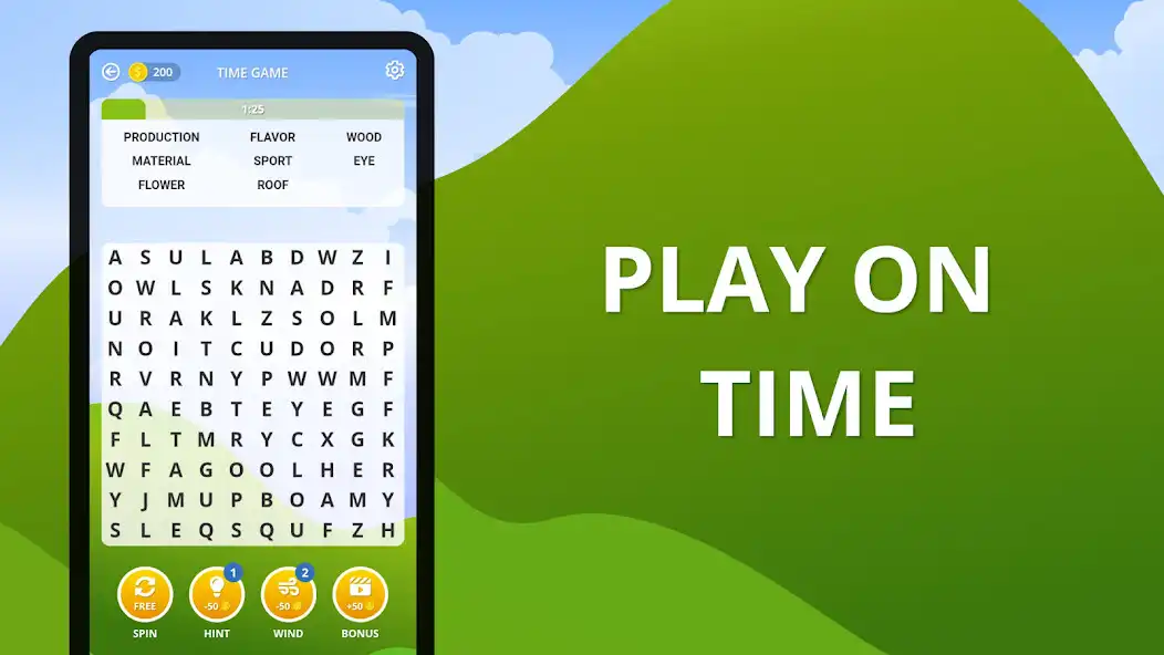 Play Word search: Find words game as an online game Word search: Find words game with UptoPlay