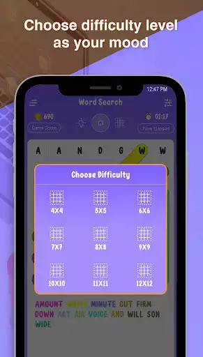 Play Word Search Game as an online game Word Search Game with UptoPlay