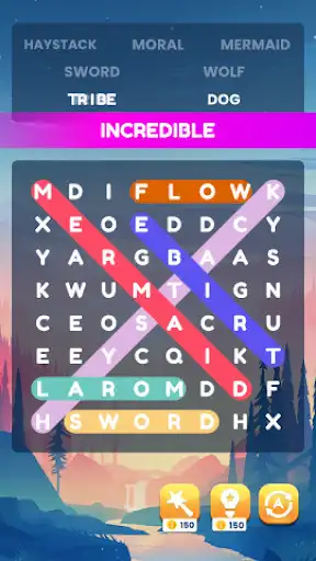 Play Word search - Word find game as an online game Word search - Word find game with UptoPlay