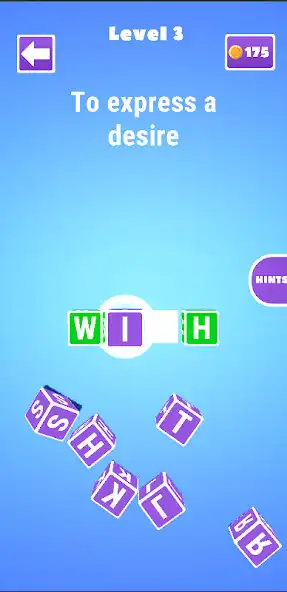 Play Words in Cubes  and enjoy Words in Cubes with UptoPlay