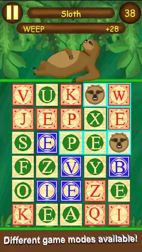 Play Word Sloth as an online game Word Sloth with UptoPlay