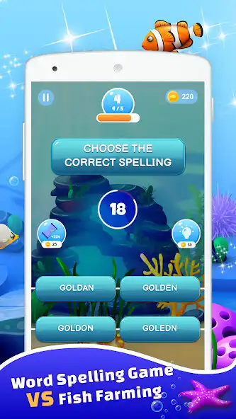 Play Word Spelling Fish - Aquarium  and enjoy Word Spelling Fish - Aquarium with UptoPlay