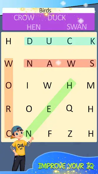 Play Word Swipe Search: Word Games  and enjoy Word Swipe Search: Word Games with UptoPlay