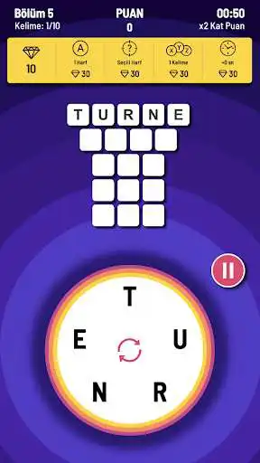 Play Word Wheel - Challenge as an online game Word Wheel - Challenge with UptoPlay