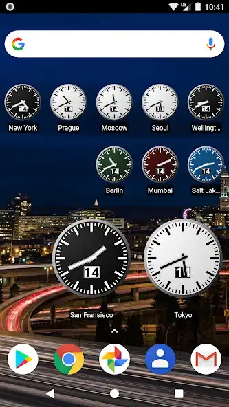 Play World Clock Widget  and enjoy World Clock Widget with UptoPlay