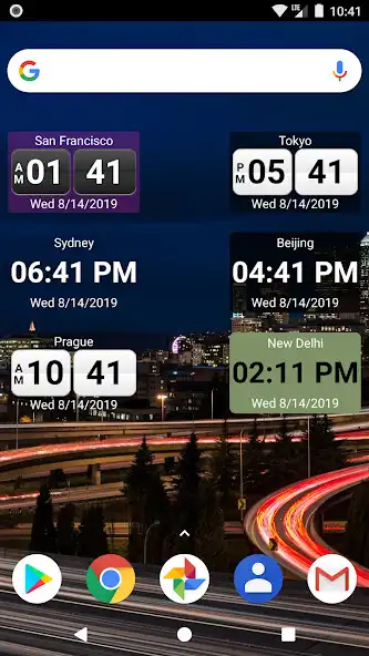 Play World Clock Widget as an online game World Clock Widget with UptoPlay