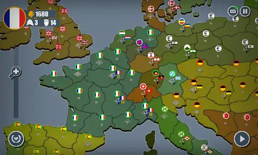 Play World conquest: Europe 1812 as an online game World conquest: Europe 1812 with UptoPlay