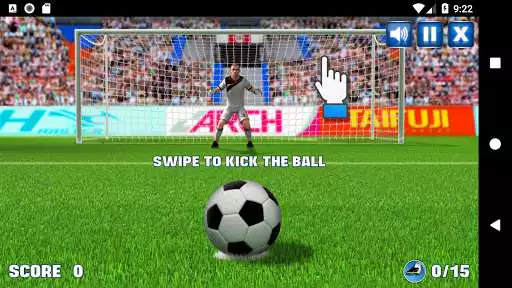 Play World cup penalties kick as an online game World cup penalties kick with UptoPlay