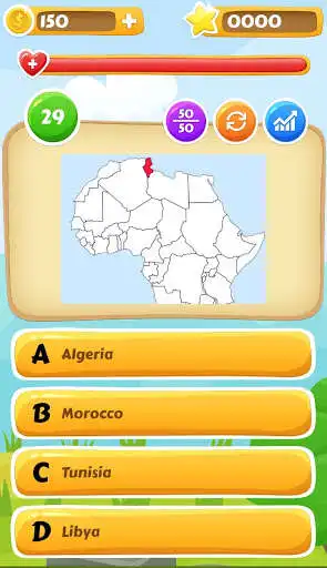 Play World Map Trivia : World Map Quiz Game as an online game World Map Trivia : World Map Quiz Game with UptoPlay