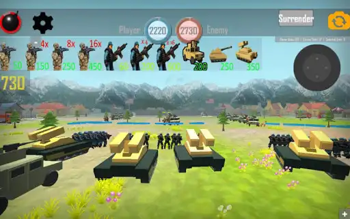 Play World War 3: Militia Wars RTS as an online game World War 3: Militia Wars RTS with UptoPlay