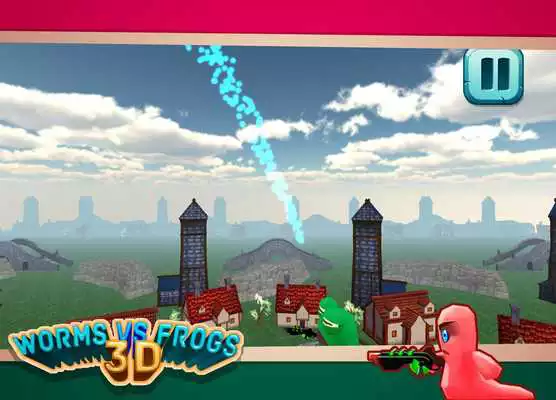 Play Worms Vs Frogs 3D