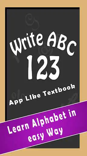 Play APK Write ABC 123  and enjoy Write ABC 123 with UptoPlay com.greensparker.writeabc123