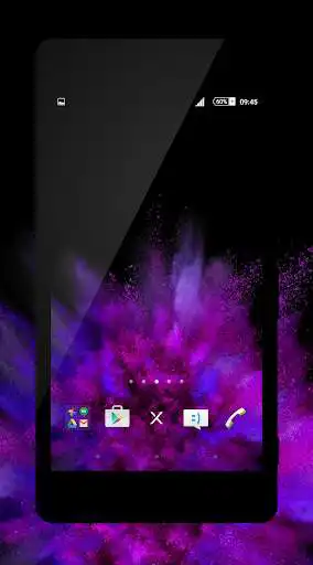 Play xBlack - Purple Theme for Xperia  and enjoy xBlack - Purple Theme for Xperia with UptoPlay