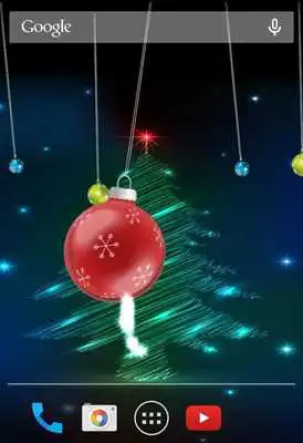 Play Xmas Ornaments Livewallpaper