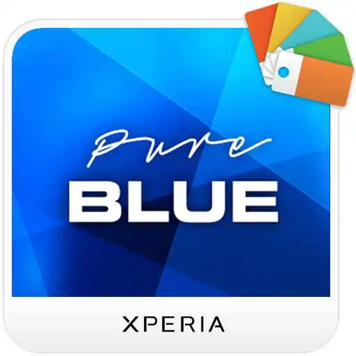 Free play online XPERIA™ Pure Blue Theme  APK