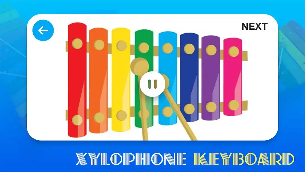 Play Xylophone Keyboard as an online game Xylophone Keyboard with UptoPlay